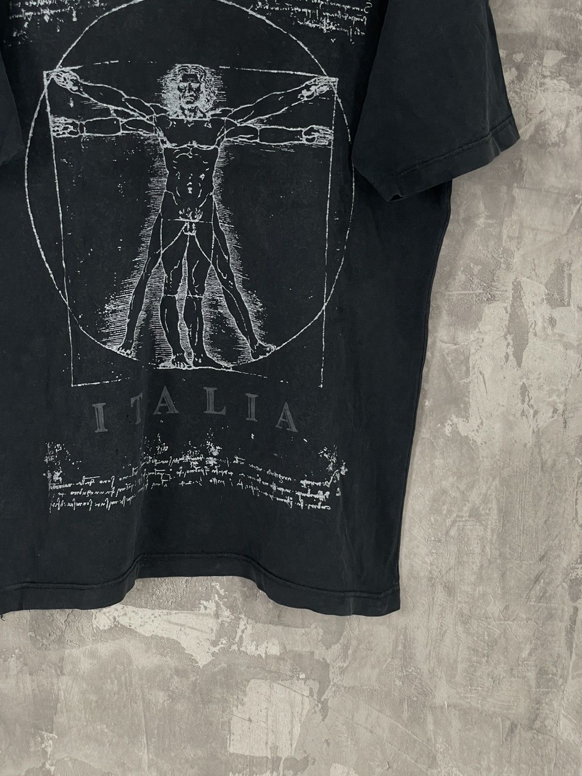 Vintage Leonardo da Vinci Vintage T-Shirt Single Stitch Rare Art Size US XL / EU 56 / 4 - 6 Thumbnail