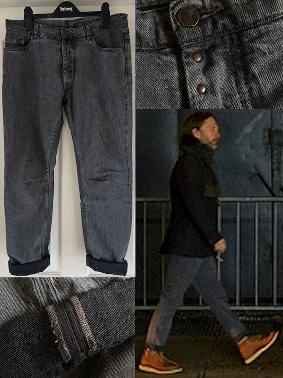 image of Maison Margiela Maison Martin Margiela Grey Slim Jeans Thom Yorke Radiohead, Men's (Size 30)