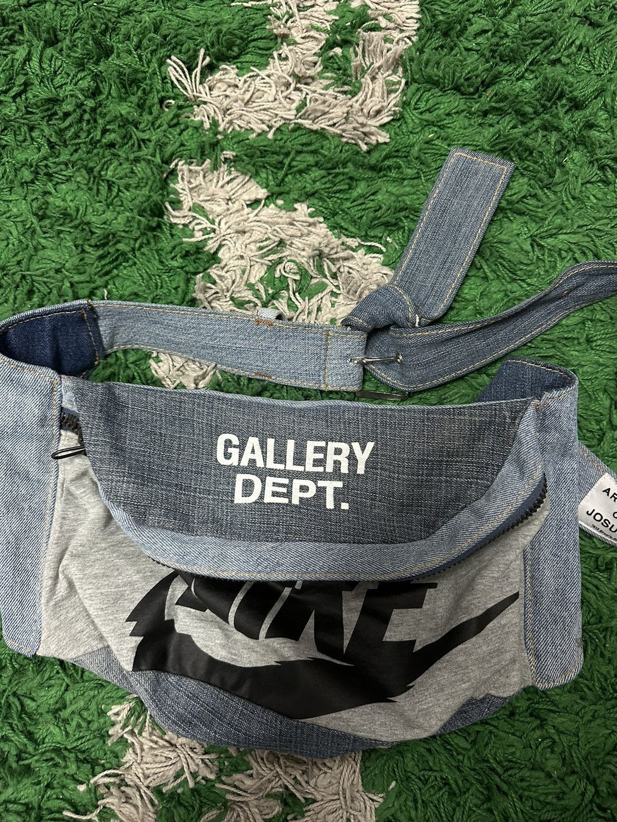 Gallery dept department tote top bag book club “ work in progress “ canvas