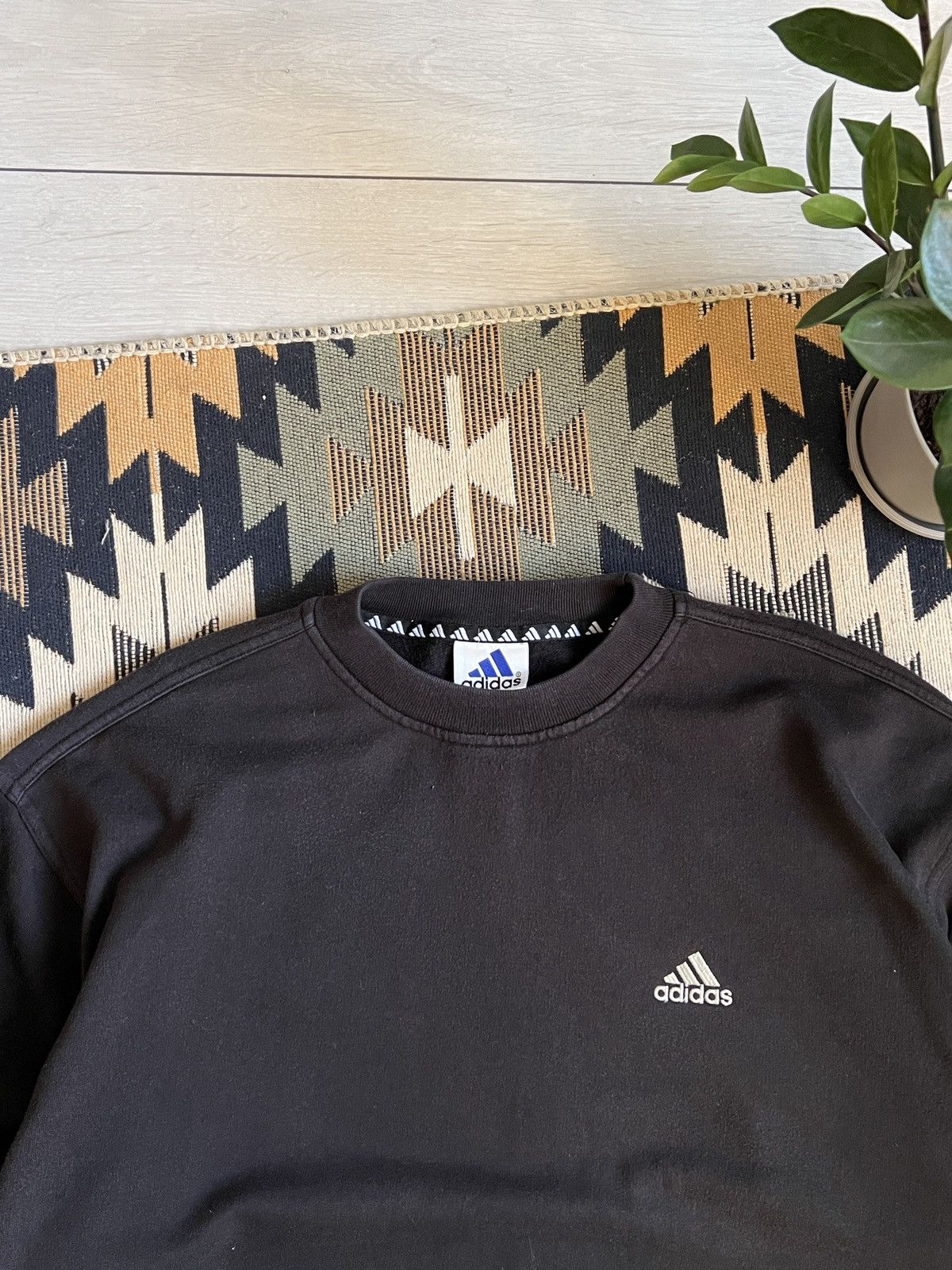 Adidas × Vintage Adidas Vintage Brown Sweatshirt Size US L / EU 52-54 / 3 - 4 Thumbnail