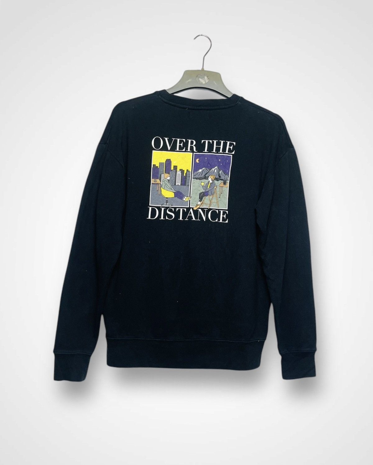 Hypebeast × Japanese Brand Quash - Over The Distance Sweatshirt (21) Size US L / EU 52-54 / 3 - 2 Thumbnail