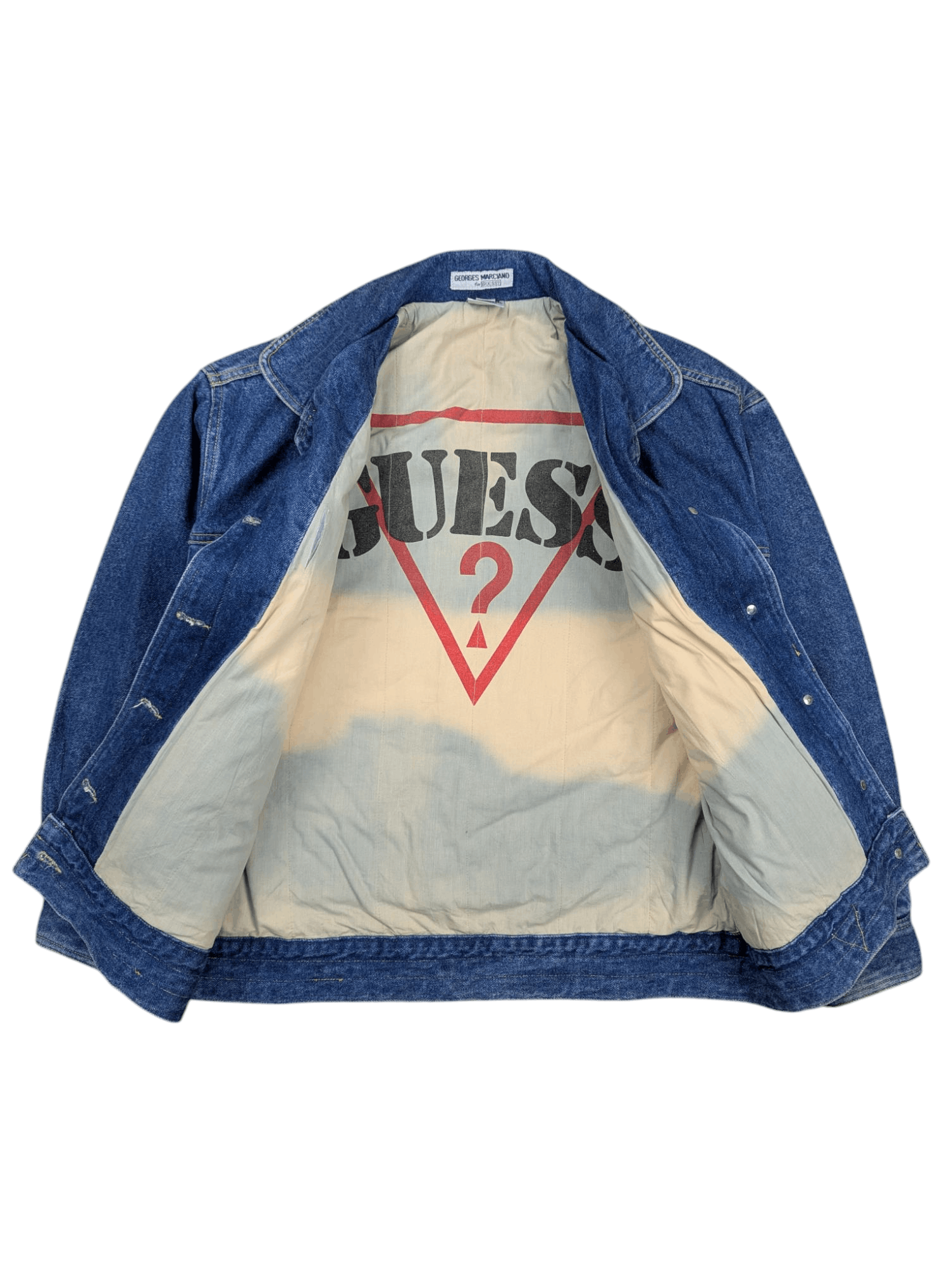 Georges Marciano Vintage 90s Georges Marciano By Guess Denim Jacket Size US M / EU 48-50 / 2 - 12 Thumbnail
