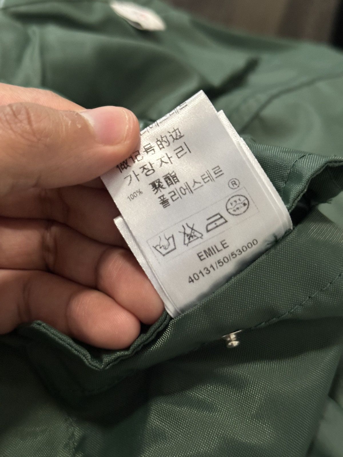Moncler Vintage MONCLER Emile Green Windbreaker Jacket Size US M / EU 48-50 / 2 - 16 Thumbnail