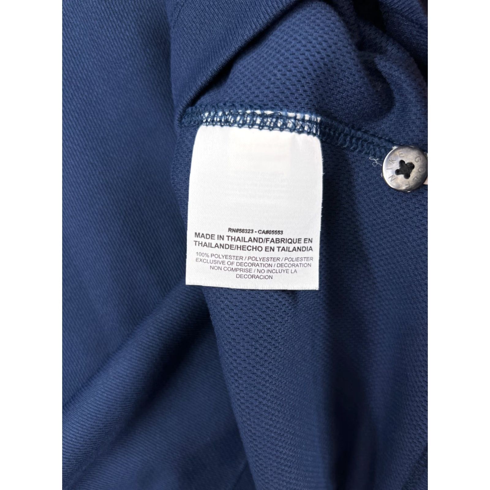 Nike Nike Polo Shirt Mens XL Blue Golf Polo Nike Dri-Fit Golf Shirt Slim 100% Polyester Light Weight Casual Sports Shirt Mens XL Blue Nike Size US XL / EU 56 / 4 - 4 Thumbnail