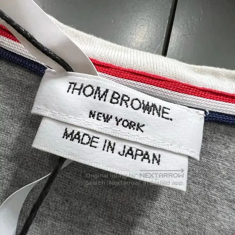 Other Thom Browne Gray Short Sleeve Cotton T-Shirt . Size US M / EU 48-50 / 2 - 5 Thumbnail