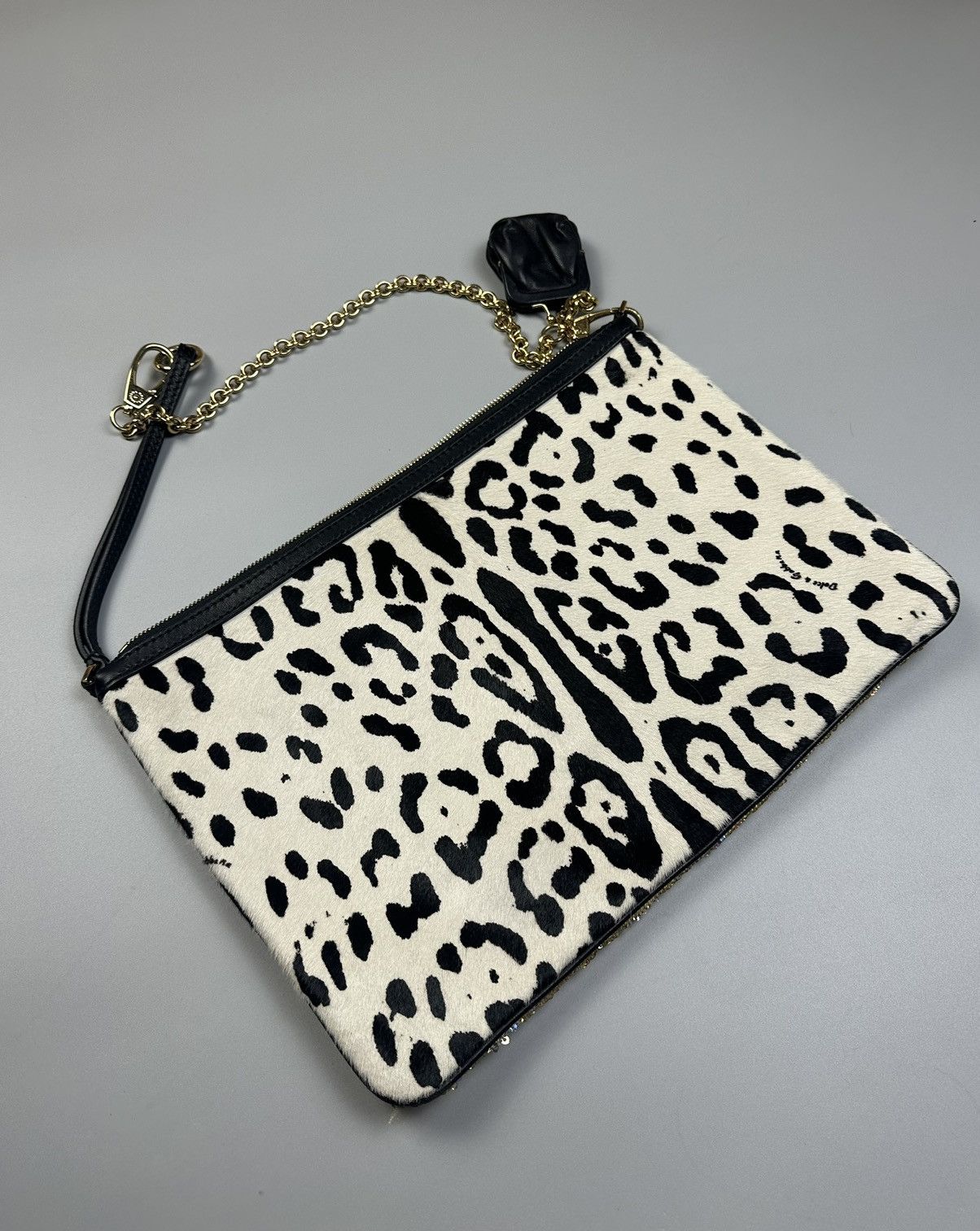 Dolce & Gabbana Dolce&Gabbana two side sequins & leopard print bag Size ONE SIZE - 4 Thumbnail