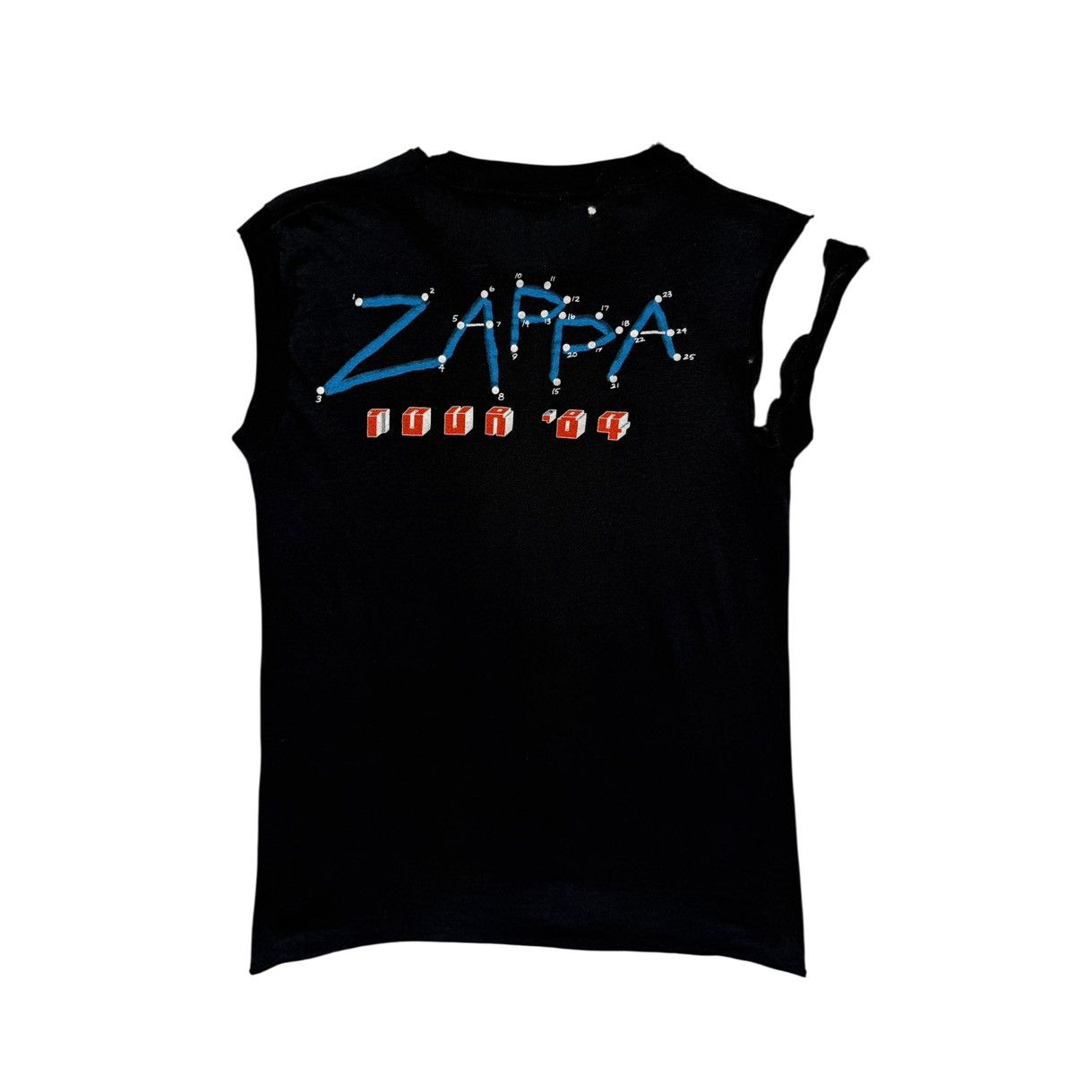 Vintage 1984 Frank Zappa warning tour tee Size US S / EU 44-46 / 1 - 2 Thumbnail