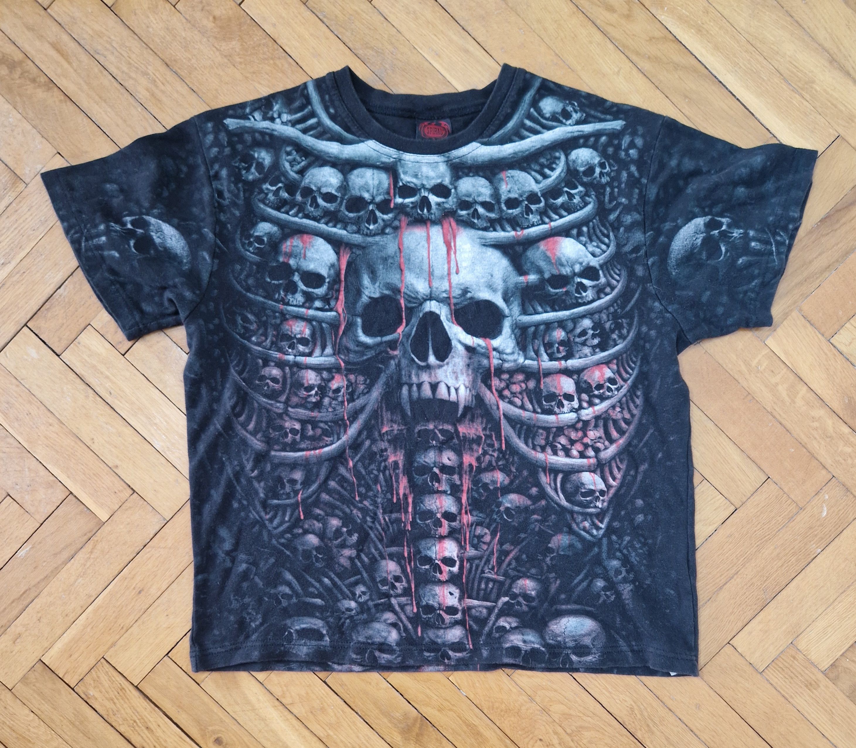 Affliction Skulls T-Shirt y2k goth grunge emo avant garde affliction Size US L / EU 52-54 / 3 - 1 Thumbnail