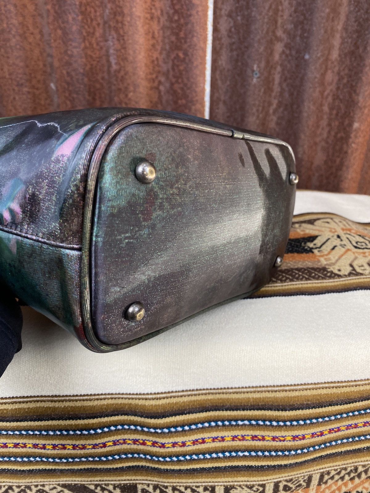 Jean Paul Gaultier Vintage Jean Paul Gaultier Cyber Mini Handbag AW1995 Size ONE SIZE - 10 Thumbnail