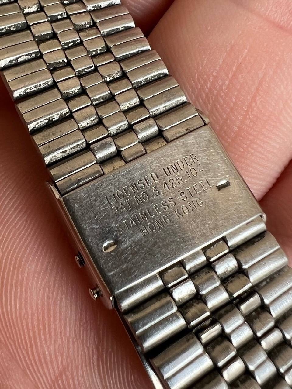 Canon × Japanese Brand 90s Canon Steel Metallic Chrome watch vintage Japan Style Size ONE SIZE - 6 Thumbnail