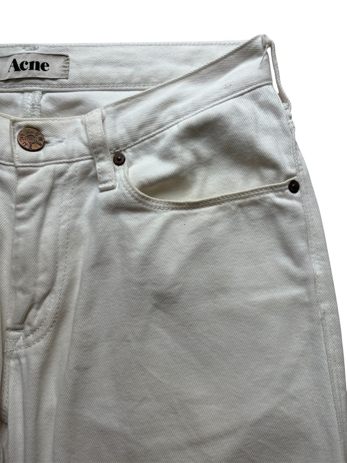 Acne Studios Acne Studios Max Optic White Jeans Size US 29 - 7 Thumbnail