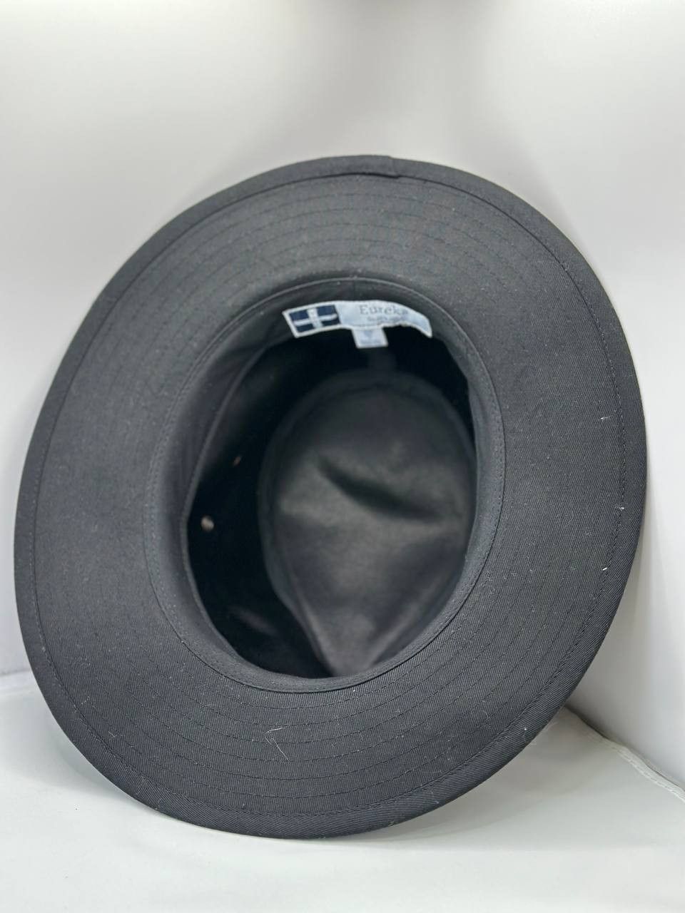 Designer Eureka Stockade EH065 Olive Leather Outback Bush Hat Small Size ONE SIZE - 3 Thumbnail