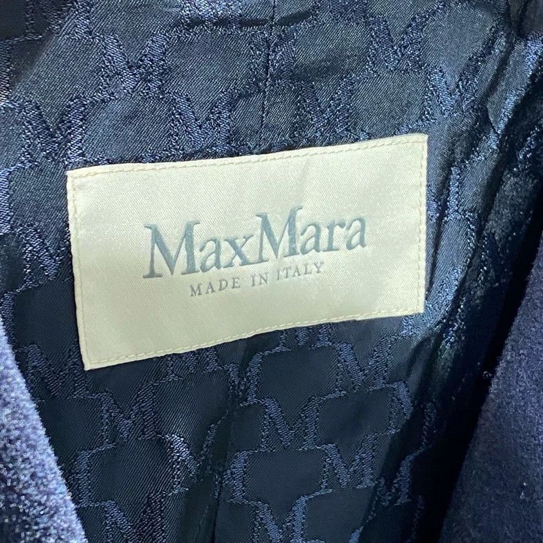 Other MaxMara 101801 Long Dark Blue Coat-2508 Size US XS / EU 42 / 0 - 4 Thumbnail