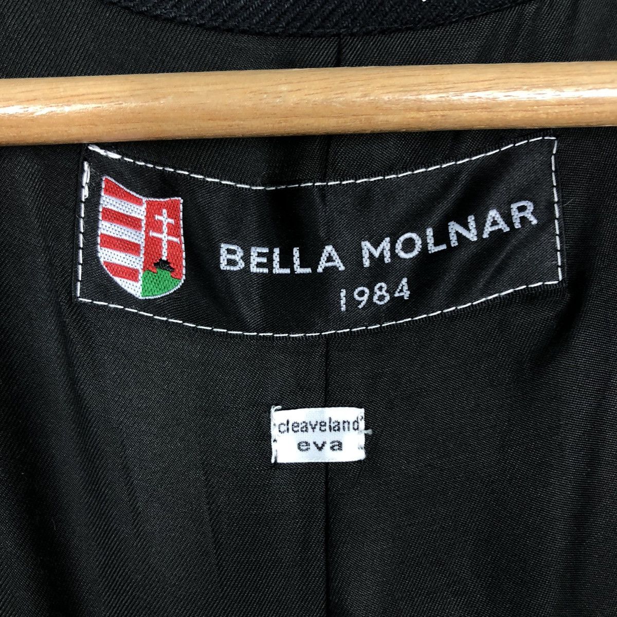 Issey Miyake 🔥Vintage Wool Button Jacket Bella Molnar 1984 Rich Black Size US M / EU 48-50 / 2 - 17 Thumbnail