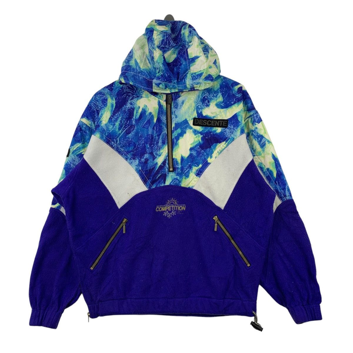 Composition by Kenzo × Descente × Vintage Vintage DESCENTE Competition Japanese Sportswear Hoodie Size US L / EU 52-54 / 3 - 1 Thumbnail