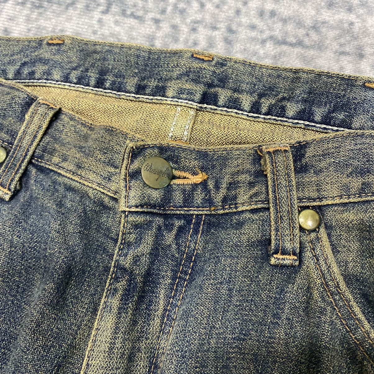 Beauty Beast × Le Grande Bleu (L.G.B.) × Vintage Sick☠️ Wrangler Mud Wash Jeans 80s 90s Dirty Size US 31 - 6 Thumbnail