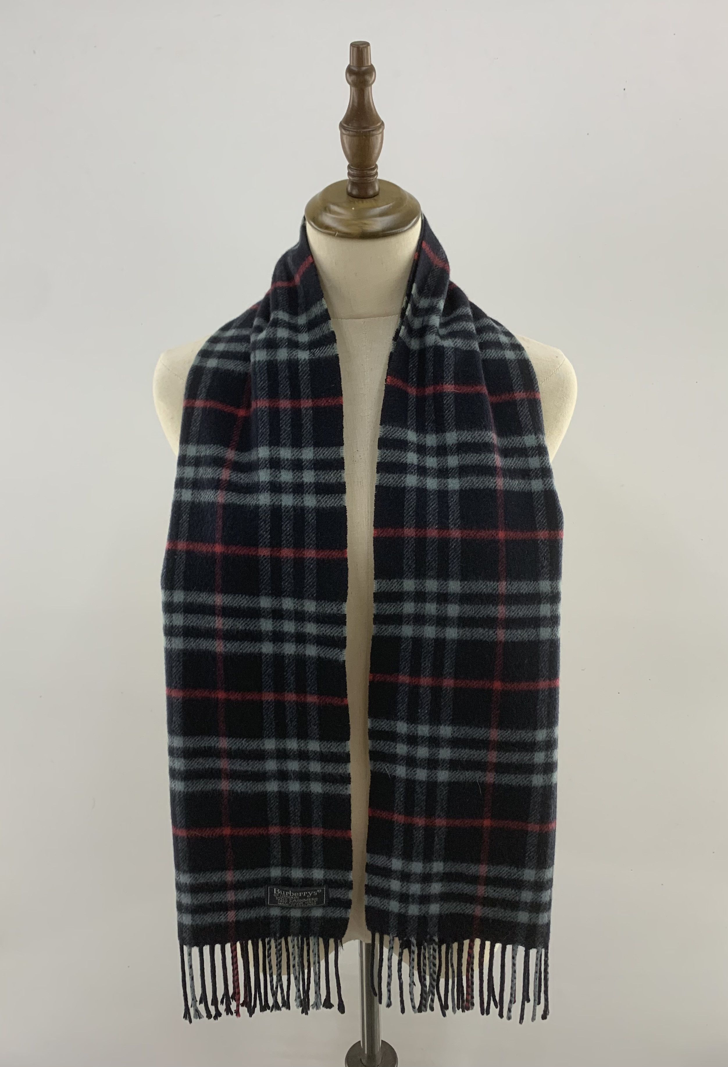 Burberry Vintage Burberrys Scarf Cashmere Muffler Neck Wrap BL3132 Size ONE SIZE - 1 Thumbnail