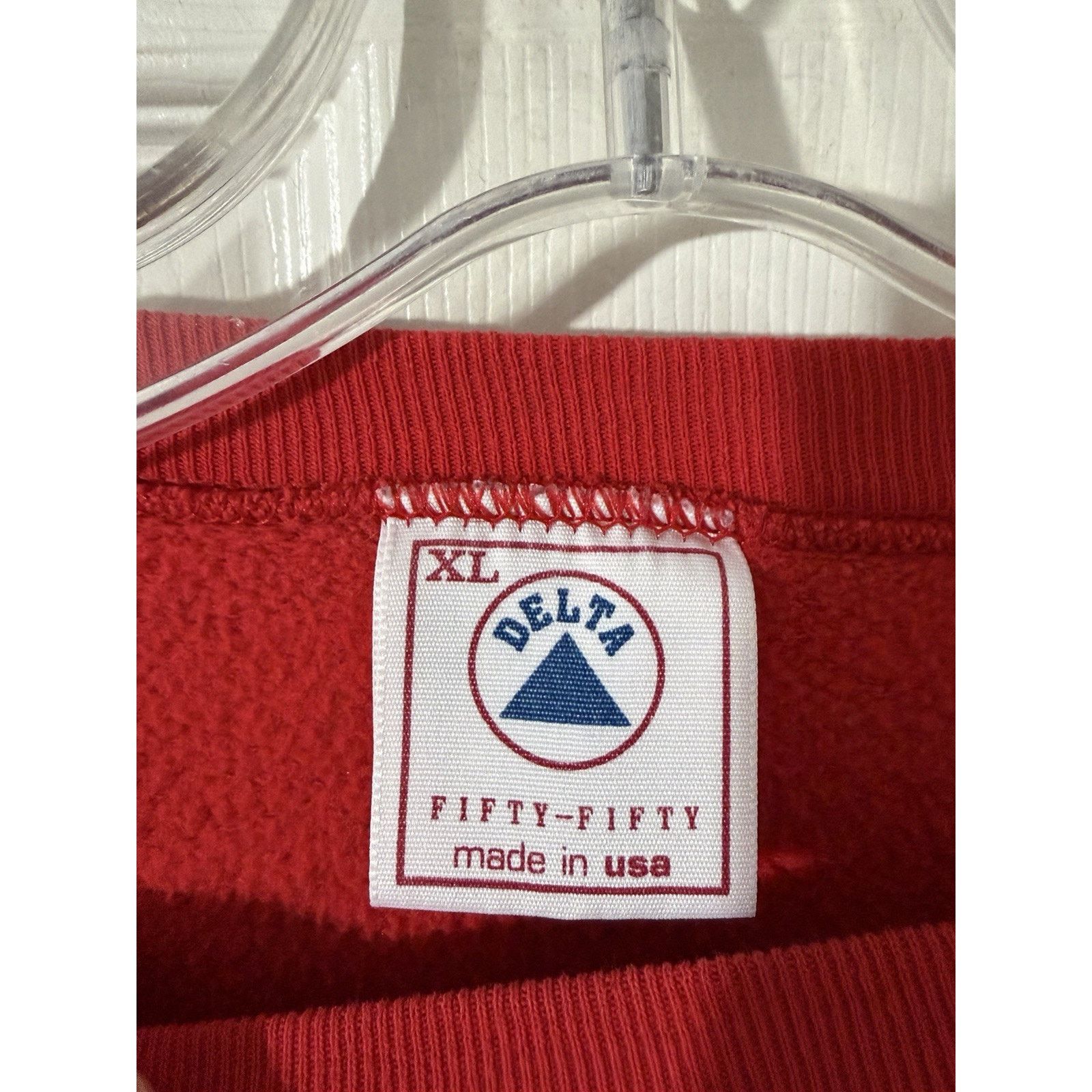 Delta Vintage Detroit Red Wings Sweatshirt Sz XL 90s Hockey NHL Size US XL / EU 56 / 4 - 3 Thumbnail