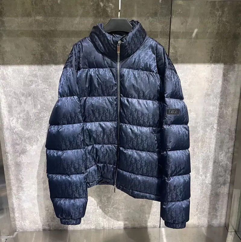 Dior Dior Men's Blue Puffer Jacket, XL Size 0089 Size US XL / EU 56 / 4 - 1 Thumbnail