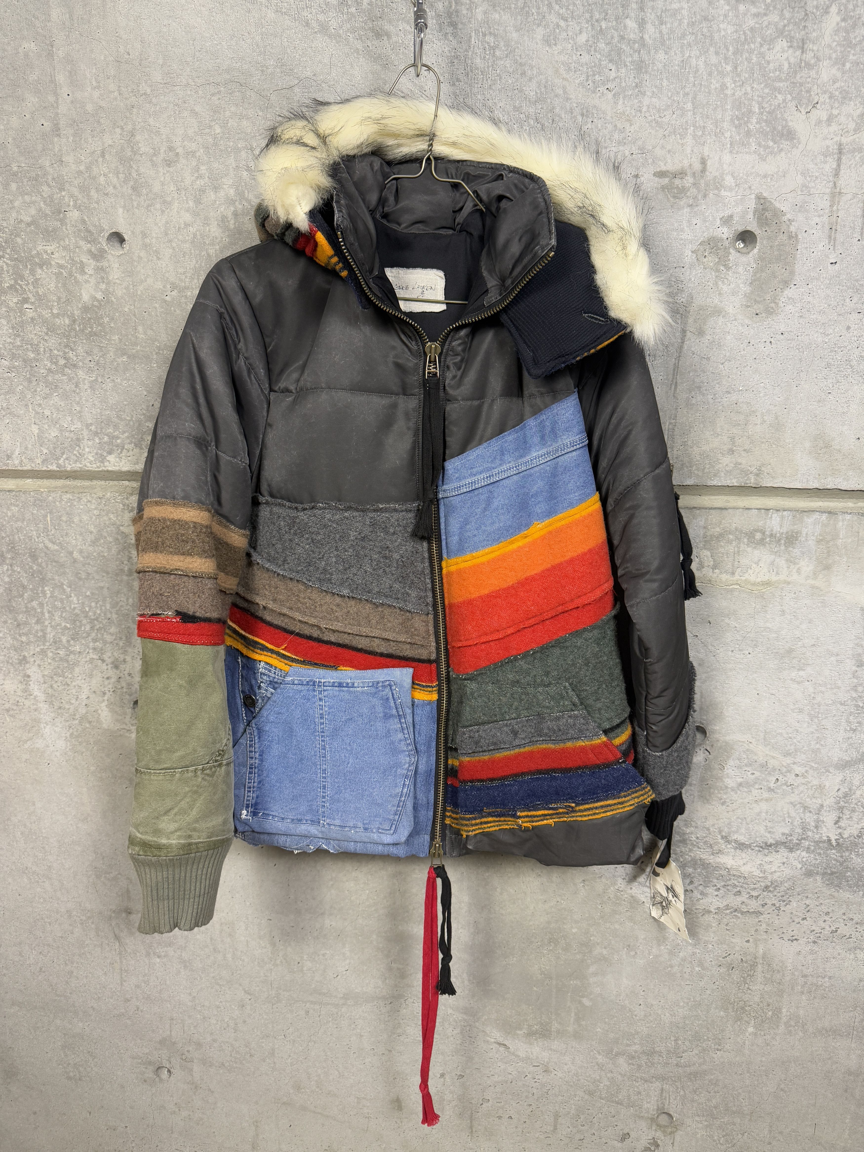 Greg Lauren Greg Lauren Mixed Blanket Retro Puffy Parka Size US S / EU 44-46 / 1 - 1 Thumbnail
