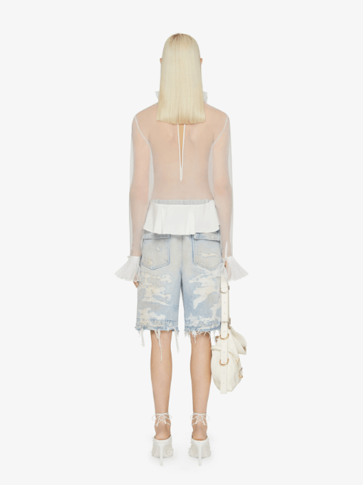 o1srvl11e0524 Shorts in Light Blue