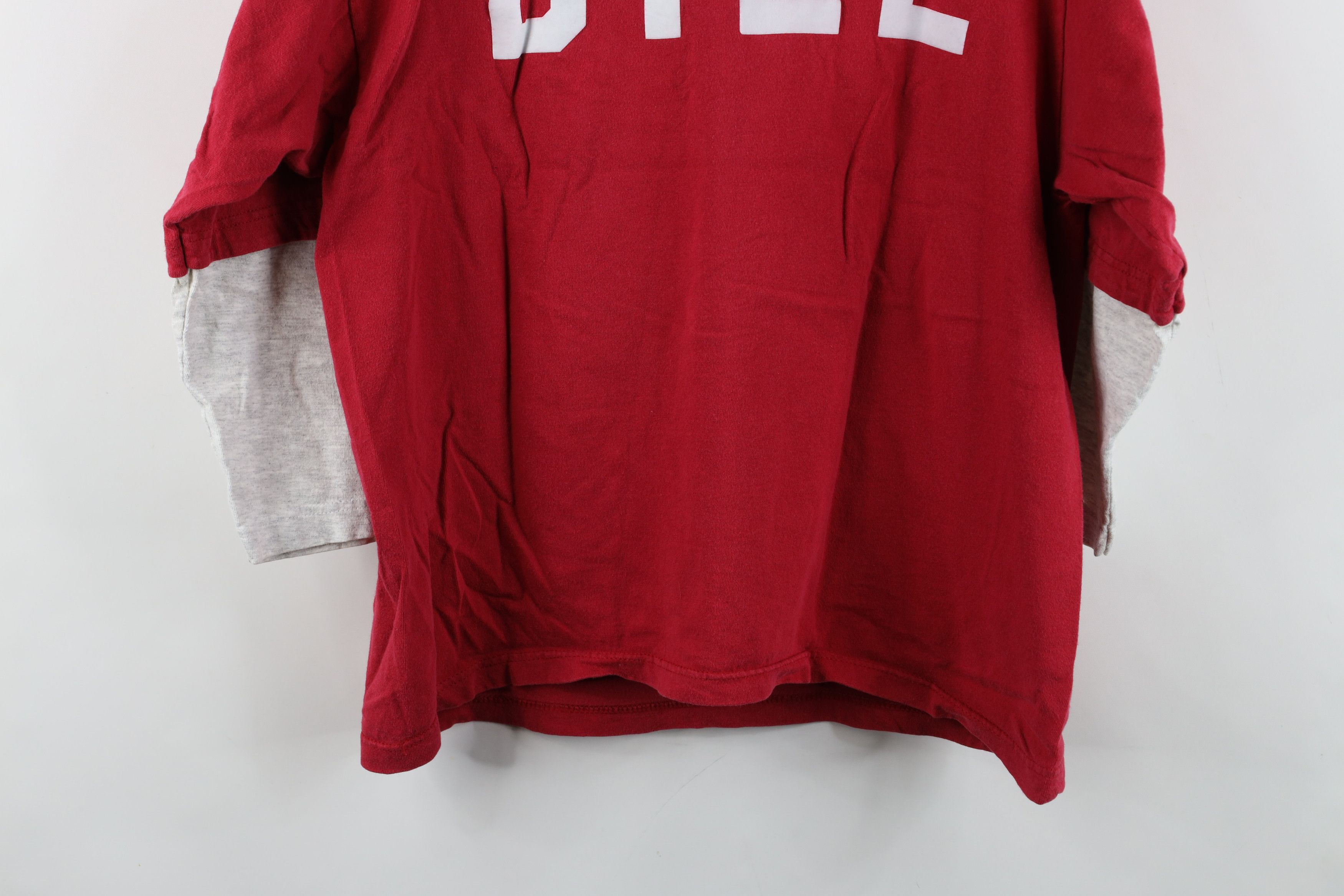 Vintage Vintage 90s Ohio State University Football Jersey T-Shirt Size US L / EU 52-54 / 3 - 15 Thumbnail