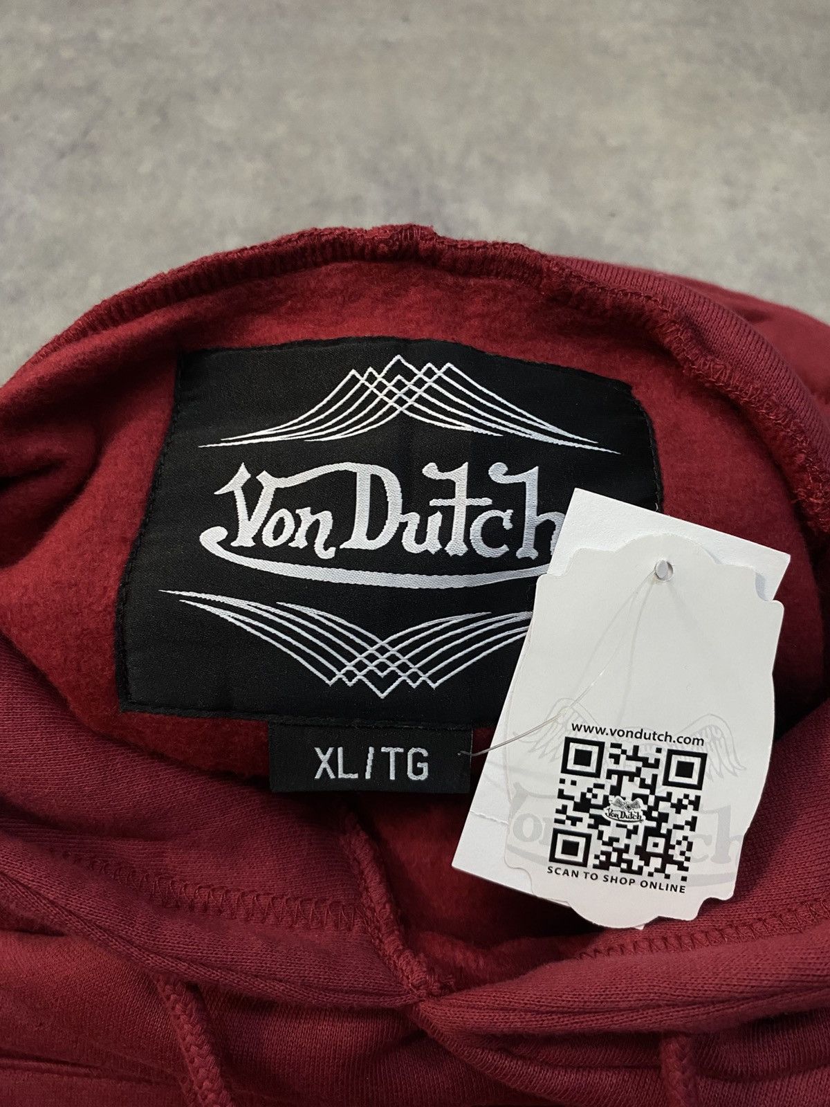 Vintage × Von Dutch Von Dutch Eye Hoodie Size US XL / EU 56 / 4 - 4 Thumbnail