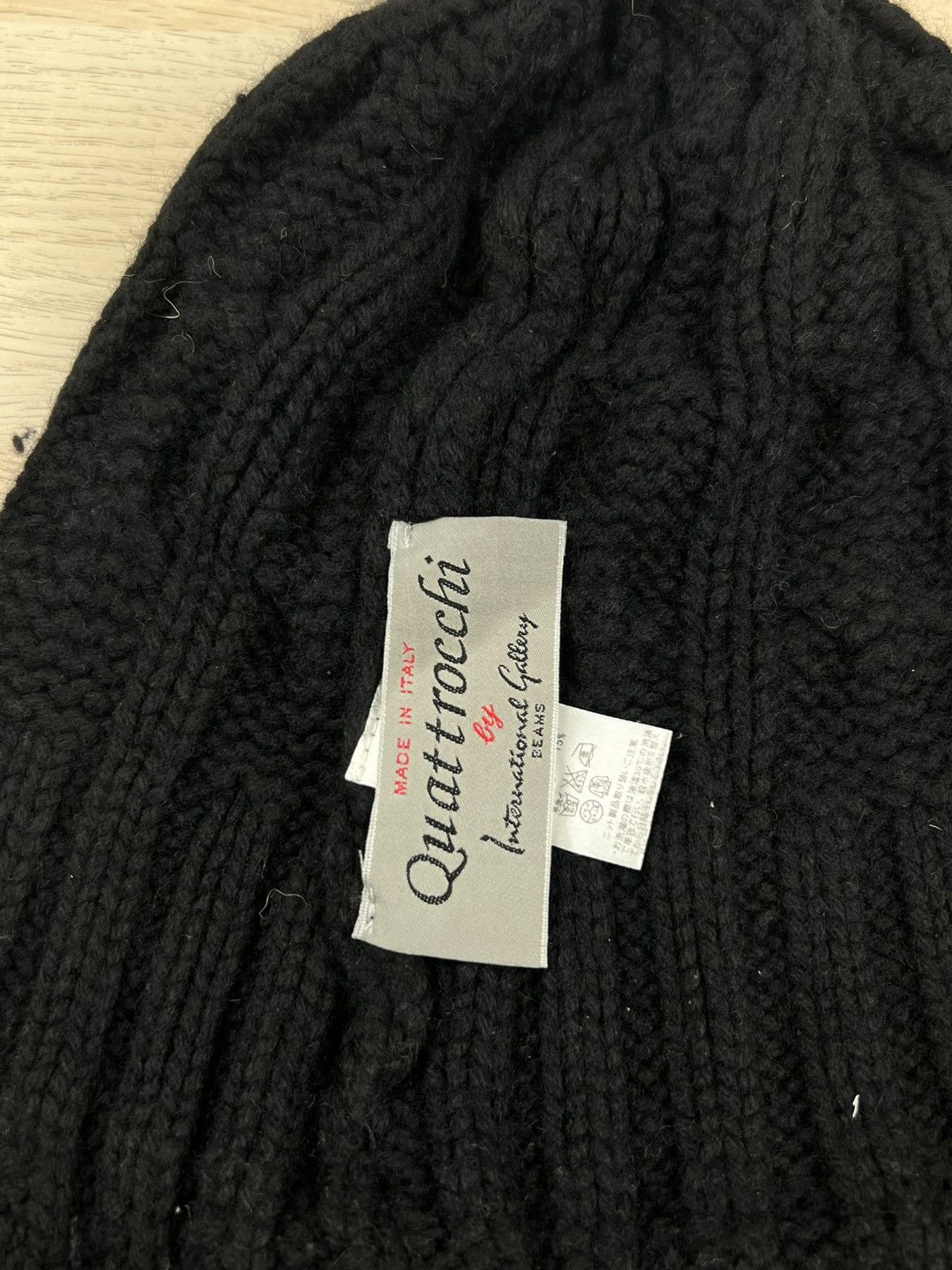 Beams Plus Quattrocchi By Beams Knitted Hat Beanie Size ONE SIZE - 6 Thumbnail