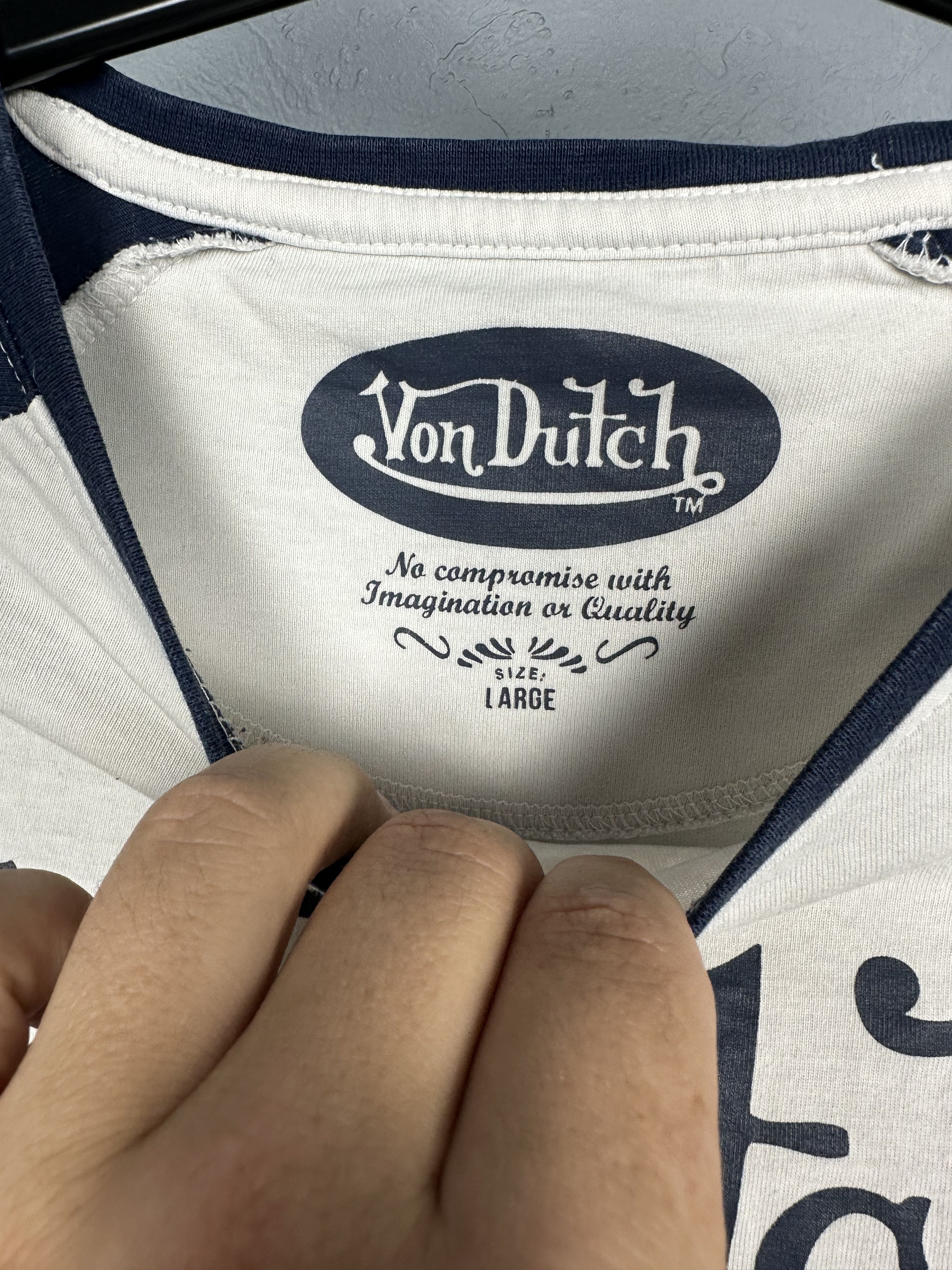 Vintage Von Dutch Vintage Mens T-Shirt Tee Big Logo Y2K Size US L / EU 52-54 / 3 - 7 Thumbnail