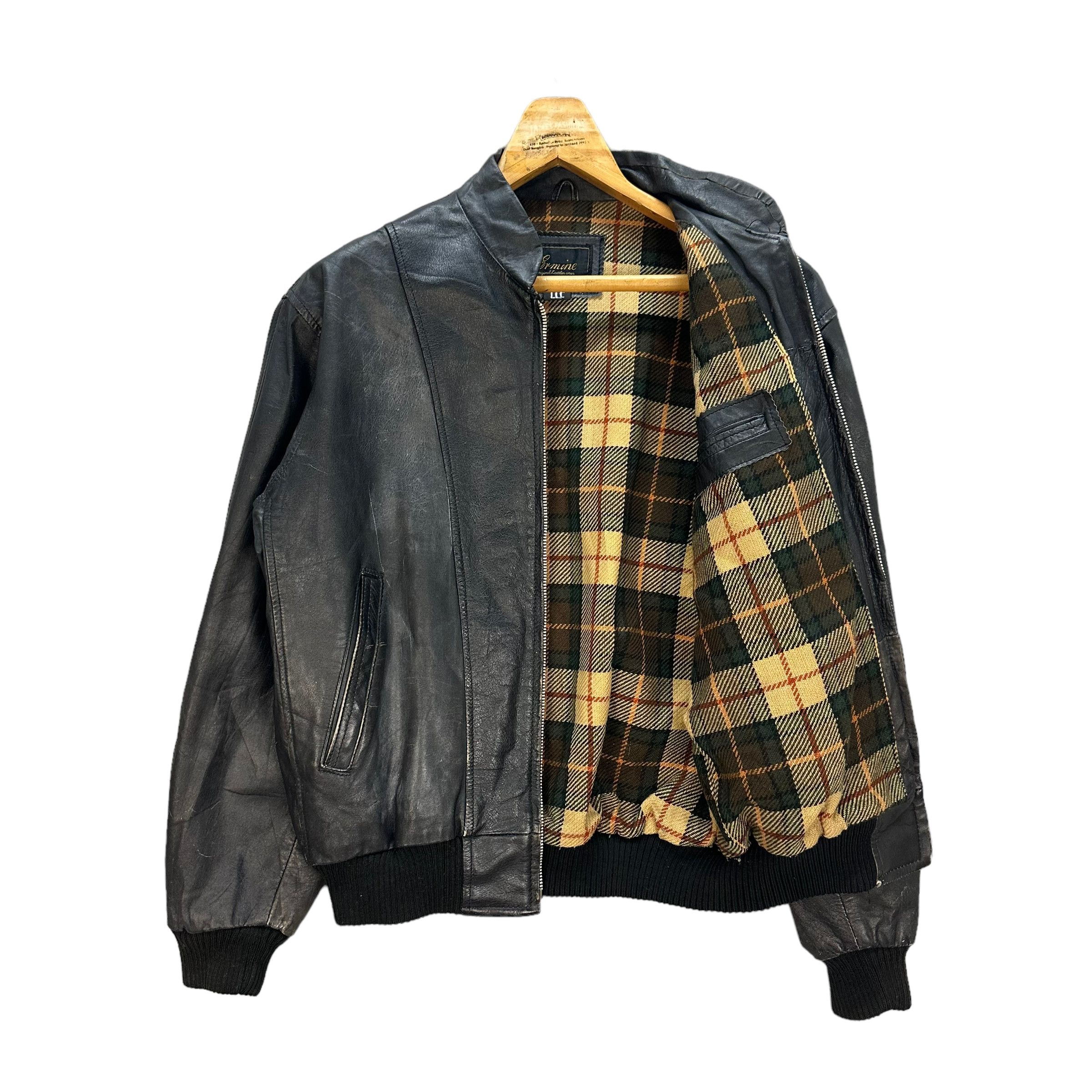 ERMINE LEATHER JACKET #7991-195
