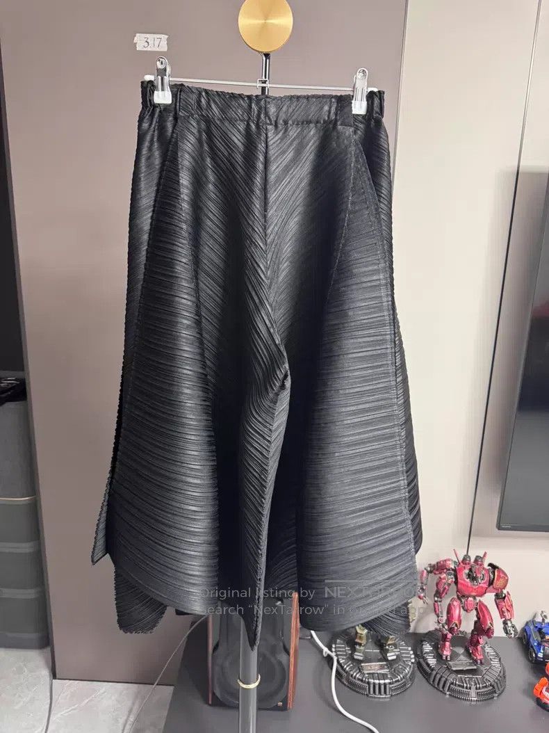 Issey Miyake Issey Miyake size:3 Blue Skirt Size 22" - 3 Thumbnail