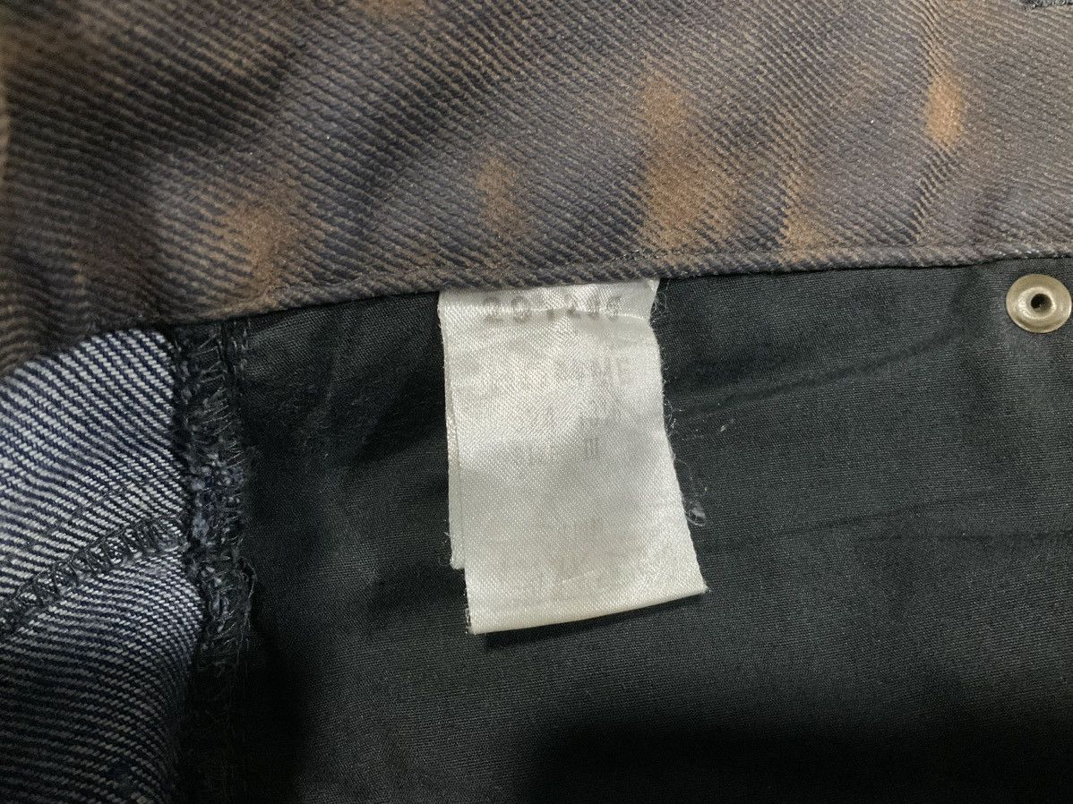 If Six Was Nine 🔥Y2K Archived 291295 Homme Rusty Coated Denim Acid Size US 32 / EU 48 - 12 Thumbnail