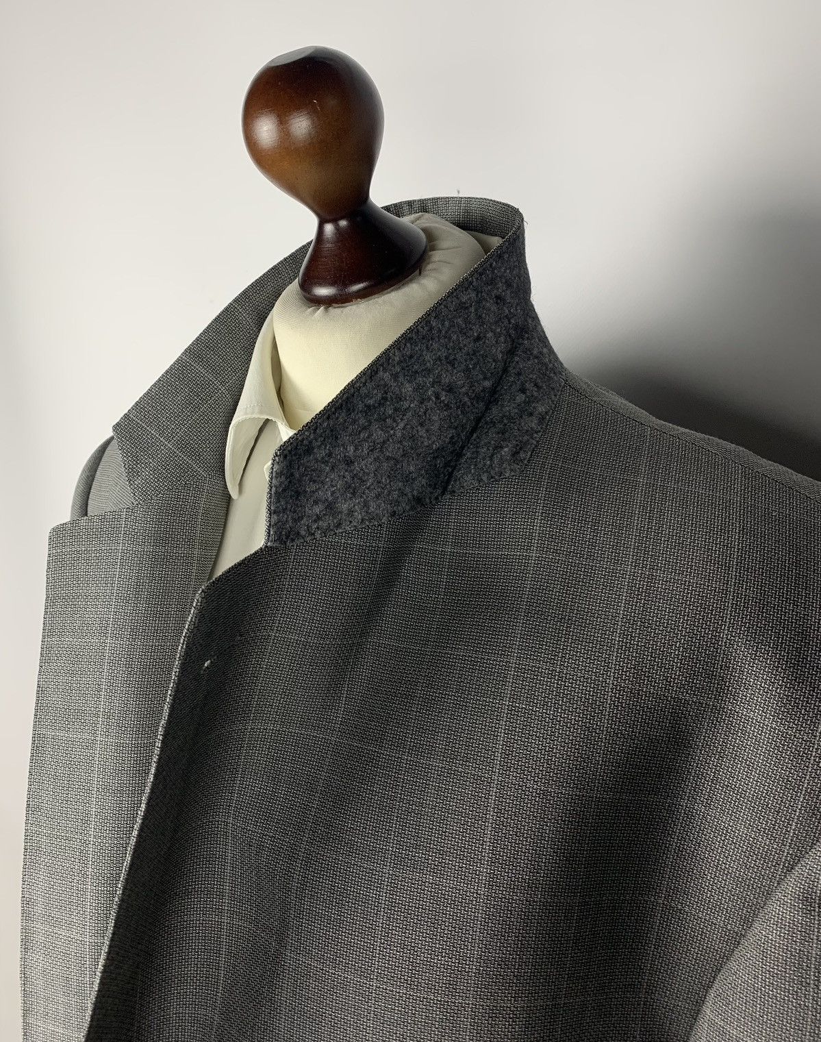 Burberry × Vintage Burberry London Bennet-S Blazer High Twist Men’s Size 56 90s Size 46R - 5 Thumbnail