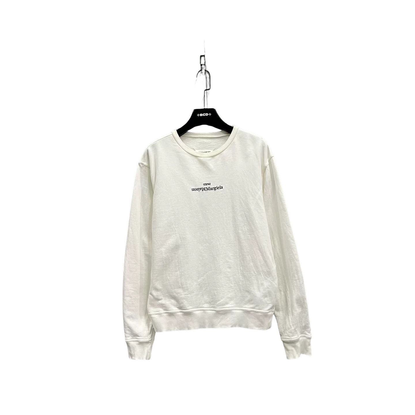 Maison Margiela Maison Margiela Inverted Logo Sweatshirt Size 50 Size US M / EU 48-50 / 2 - 1 Thumbnail