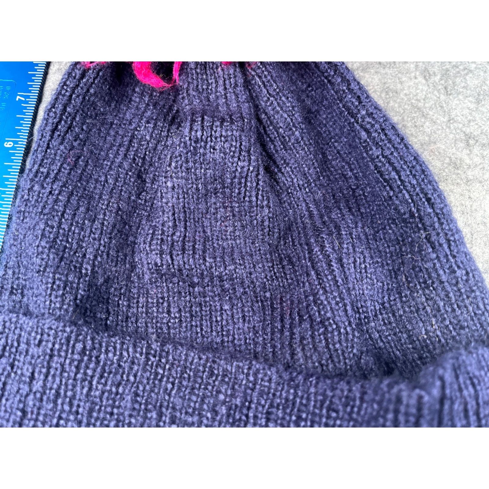 Vintage Wooden Ships Toque Knit Wool Acrylic Blend Beanie Adult One Size Blue Winter Ski Outdoor Mens Womens Unisex Beanie Size ONE SIZE - 2 Thumbnail