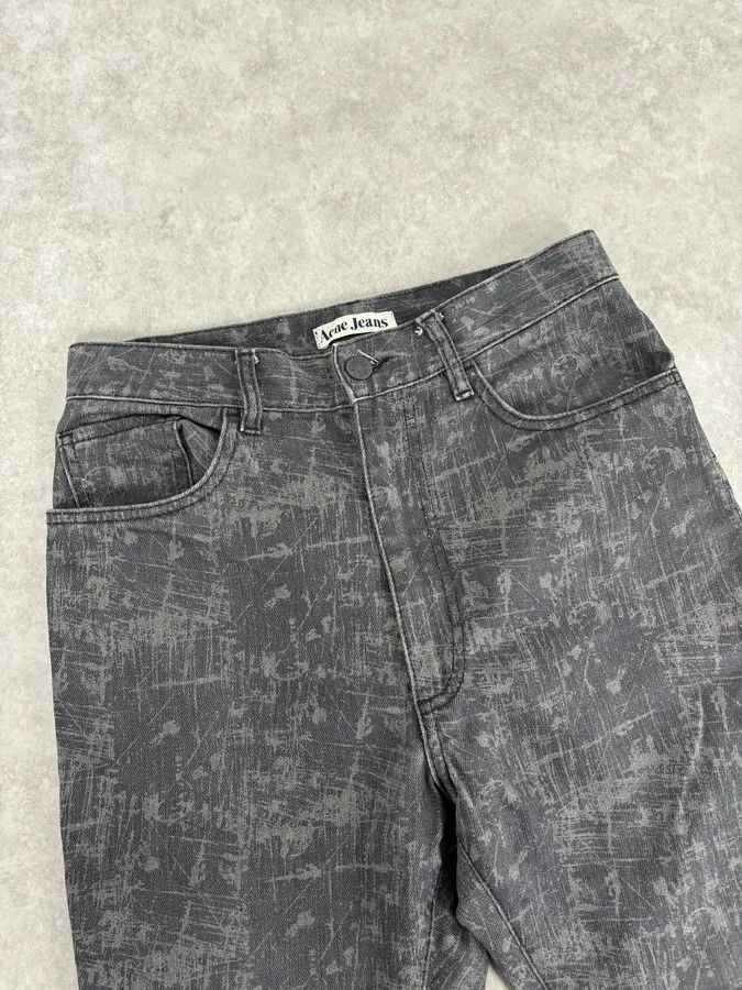 Acne Studios Acne Studios Needle Print Grey Effect Jeans Size US 39 - 5 Thumbnail