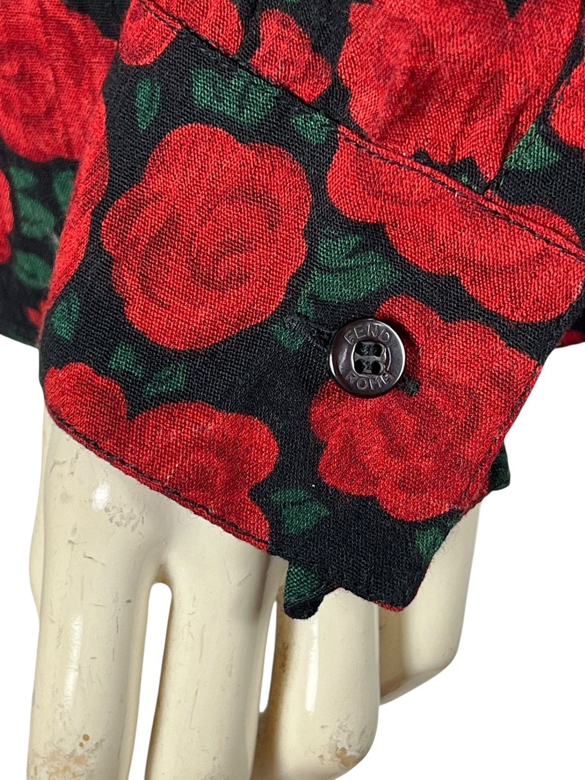 Fendi 70s Vintage Fendi Open Collar Shirt Size M / US 6-8 / IT 42-44 - 7 Thumbnail