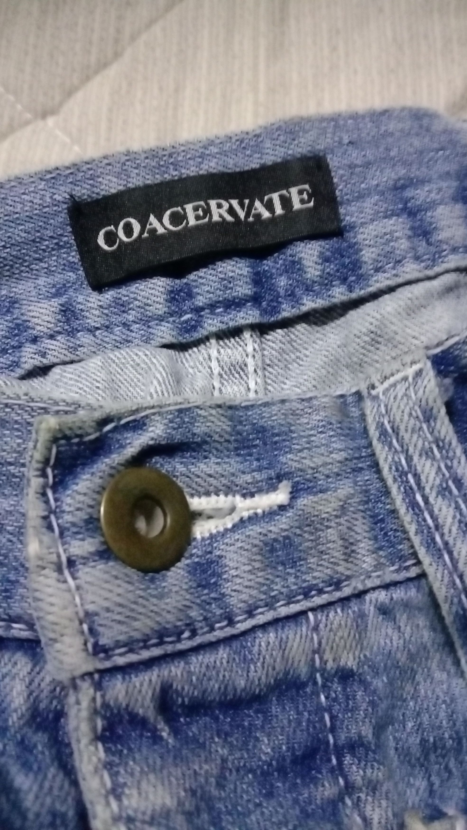 Designer Vintage Baggy Coacervate Army Denim Size US 34 / EU 50 - 9 Thumbnail