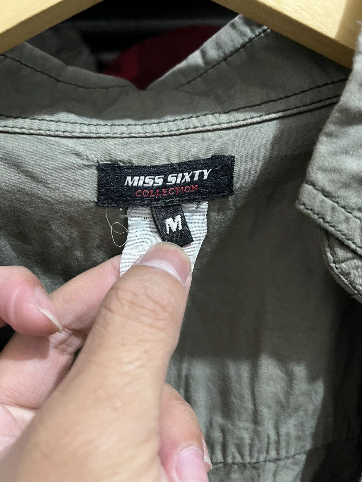 If Six Was Nine × Le Grande Bleu (L.G.B.) × Miss Sixty Miss sixty army shirt ifsixwasnine lgb styled Size S / US 4 / IT 40 - 3 Thumbnail
