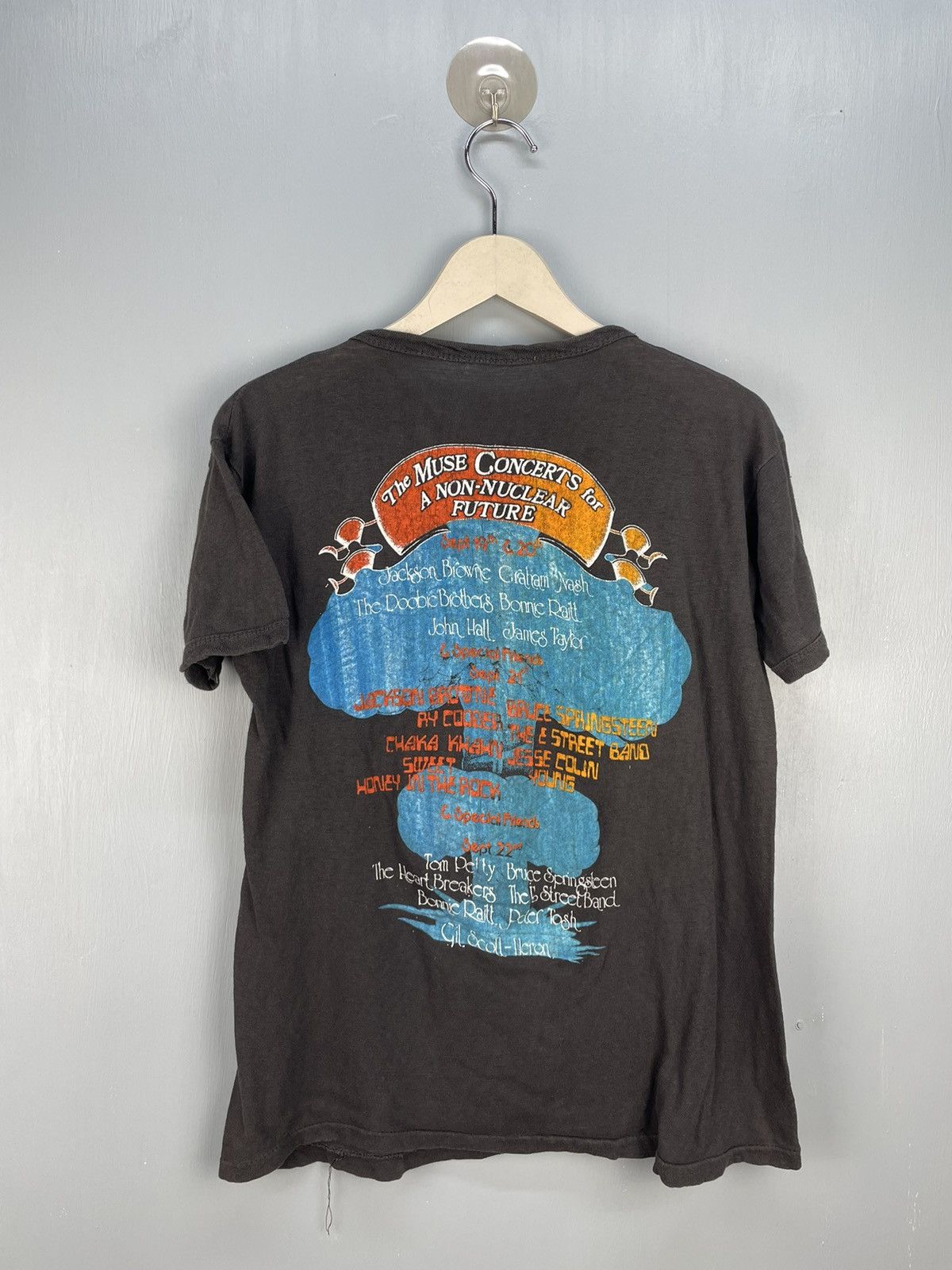 Band Tees Vintage 70s The Muse Concerts for A non Nuclear Future Size US S / EU 44-46 / 1 - 2 Thumbnail