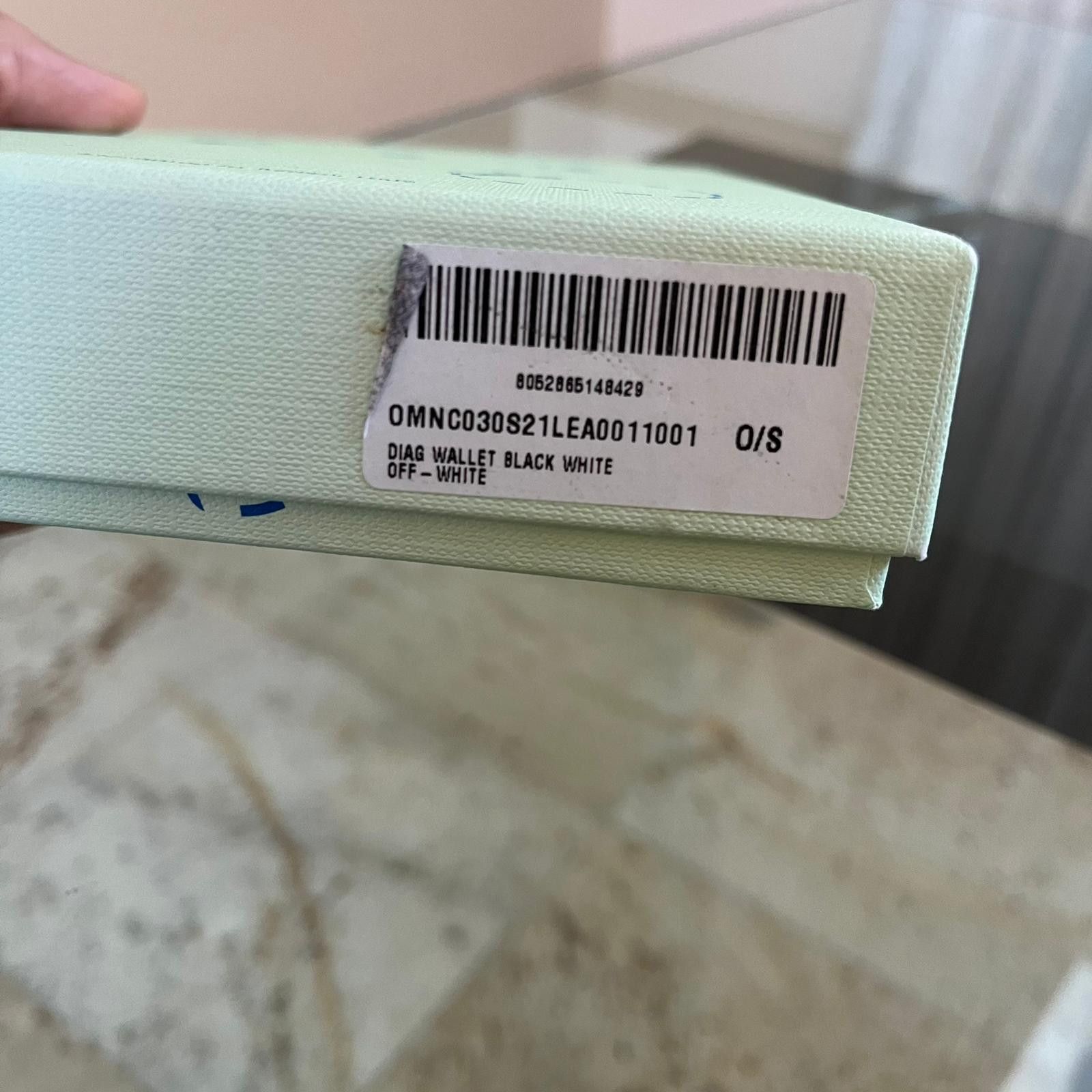 Off-White Diagonal Wallet in Black White Size ONE SIZE - 13 Thumbnail