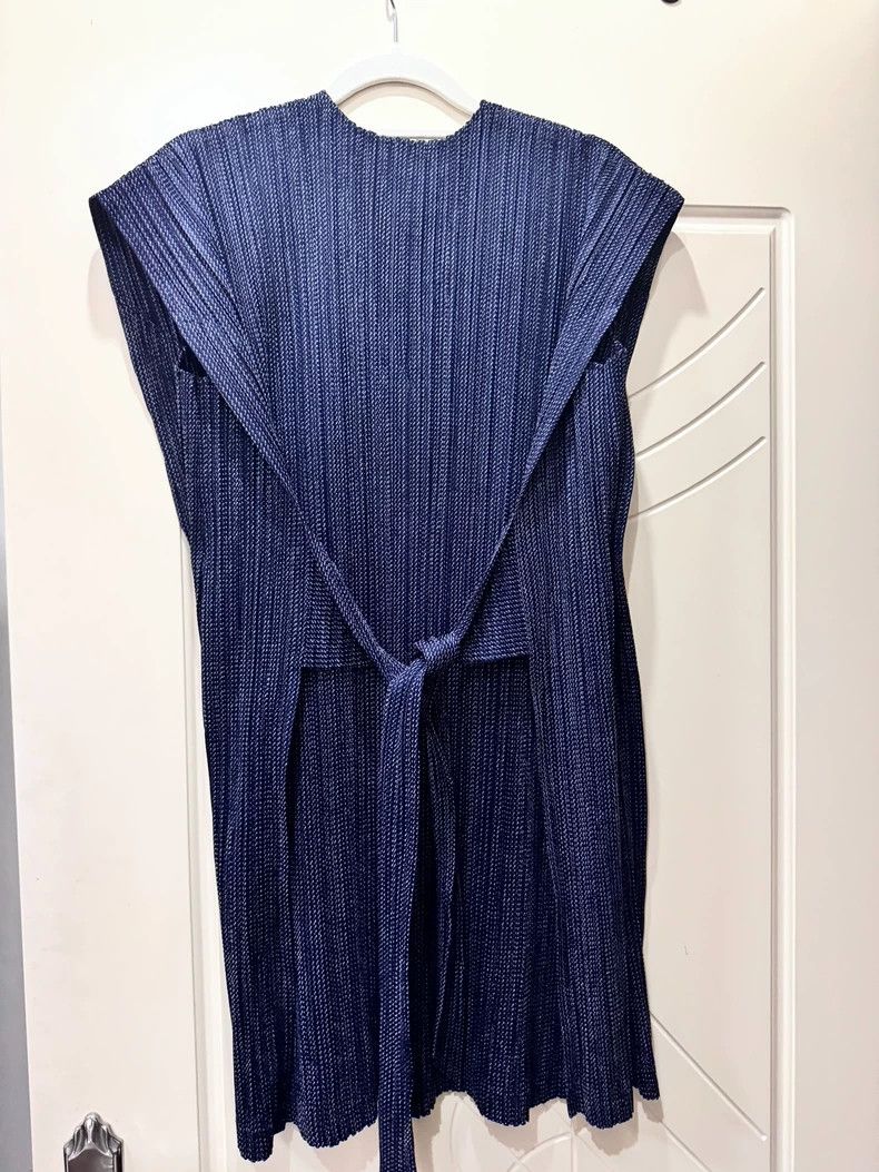 Issey Miyake Issey Miyake denim dress Size L / US 10 / IT 46 - 3 Thumbnail
