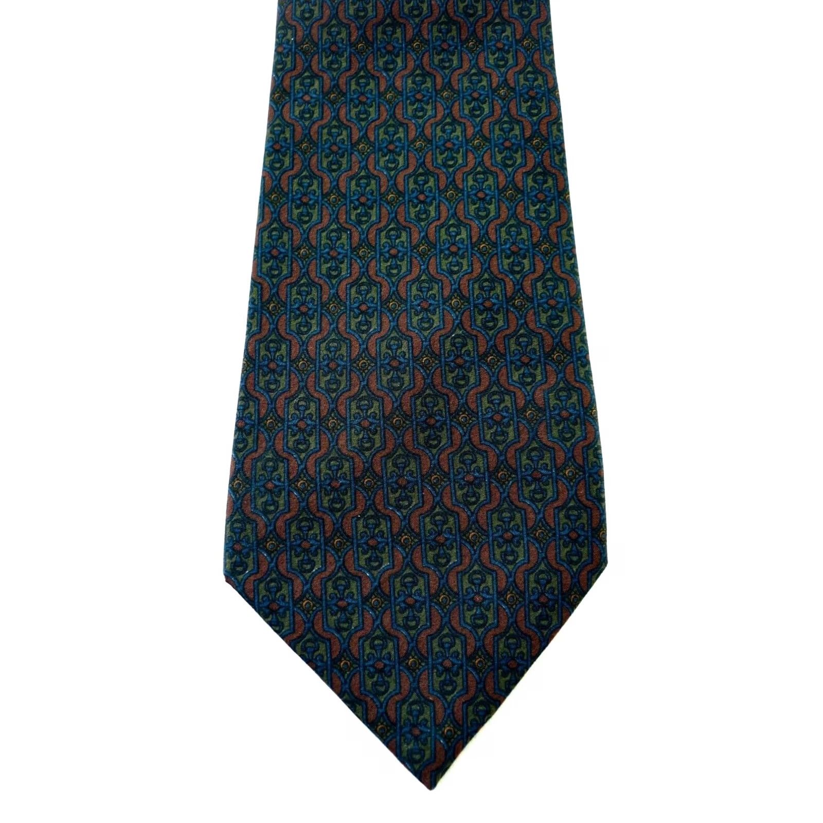 Vintage Richel De Luxe Silk Tie Foulard Hand Made in Spain Men's Size ONE SIZE - 5 Thumbnail