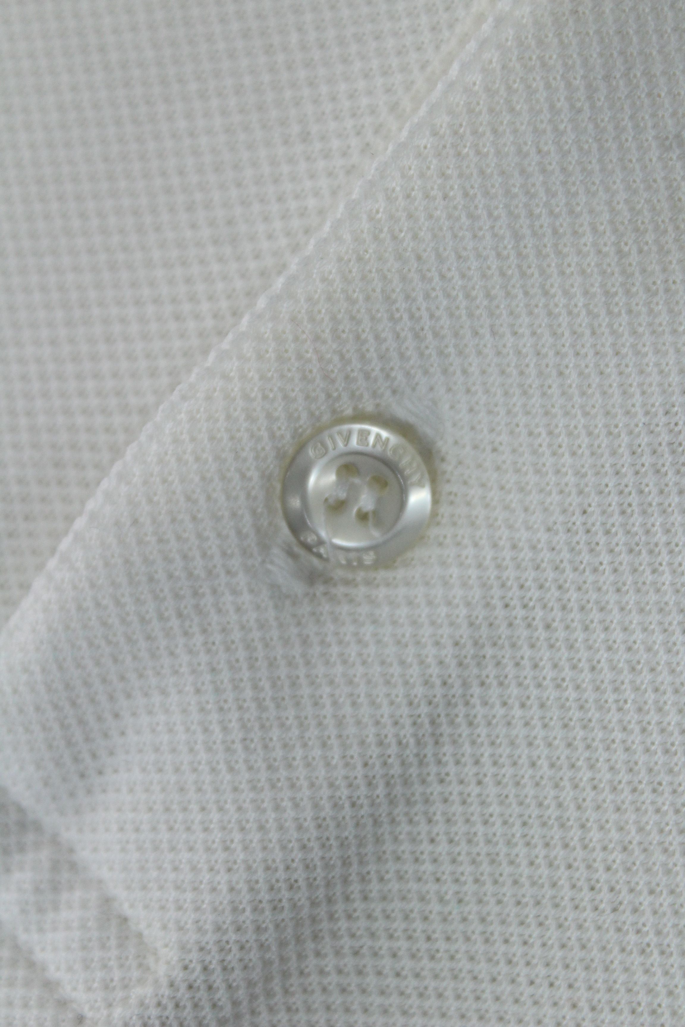 Givenchy Givenchy by Riccardo Tisci Star Embroidery Polo White Size US S / EU 44-46 / 1 - 12 Thumbnail