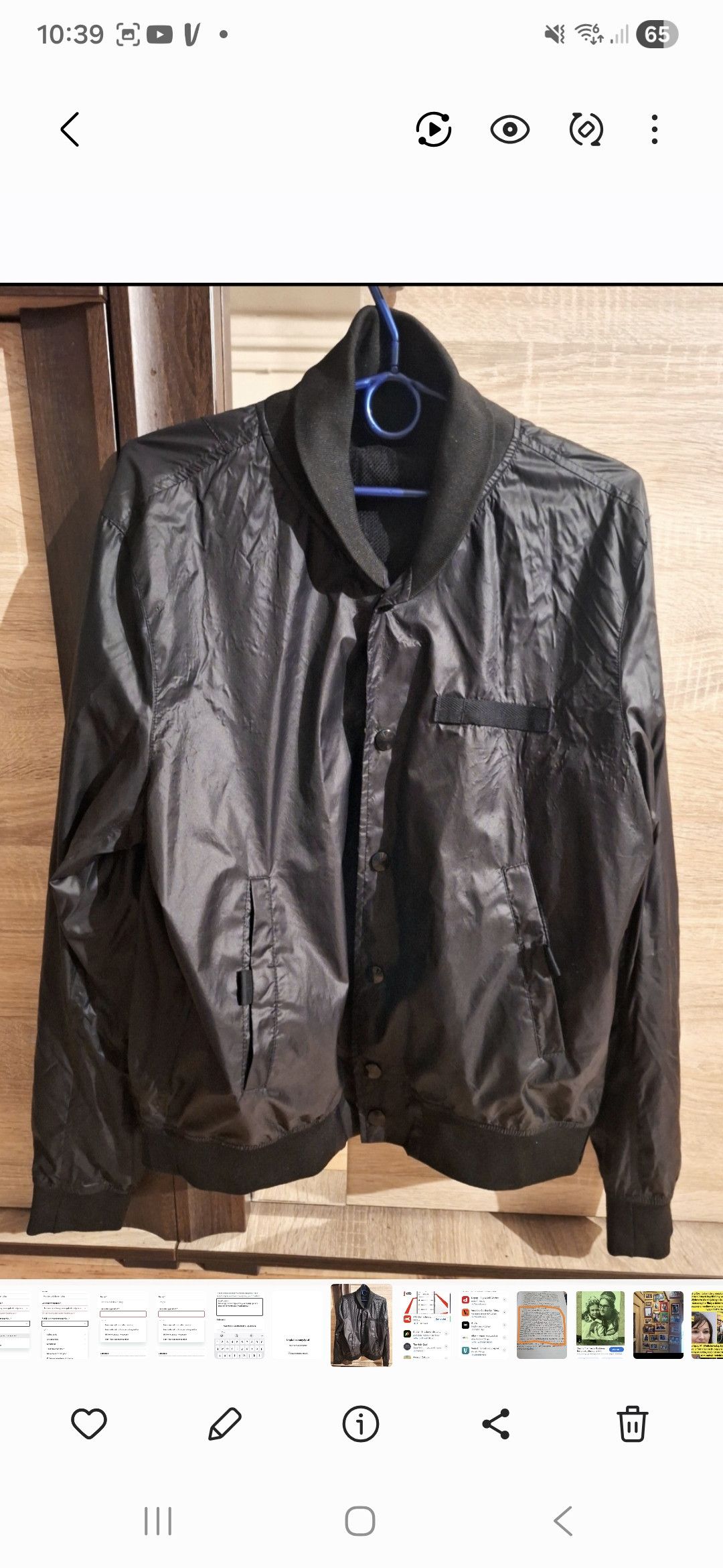 Acne Studios PSS15 Fuel Tech Bomber Jacket | Grailed