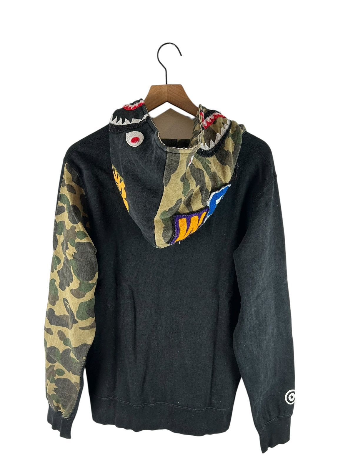 Bape Bape Shark Full Zip Hoodie Size US L / EU 52-54 / 3 - 1 Thumbnail