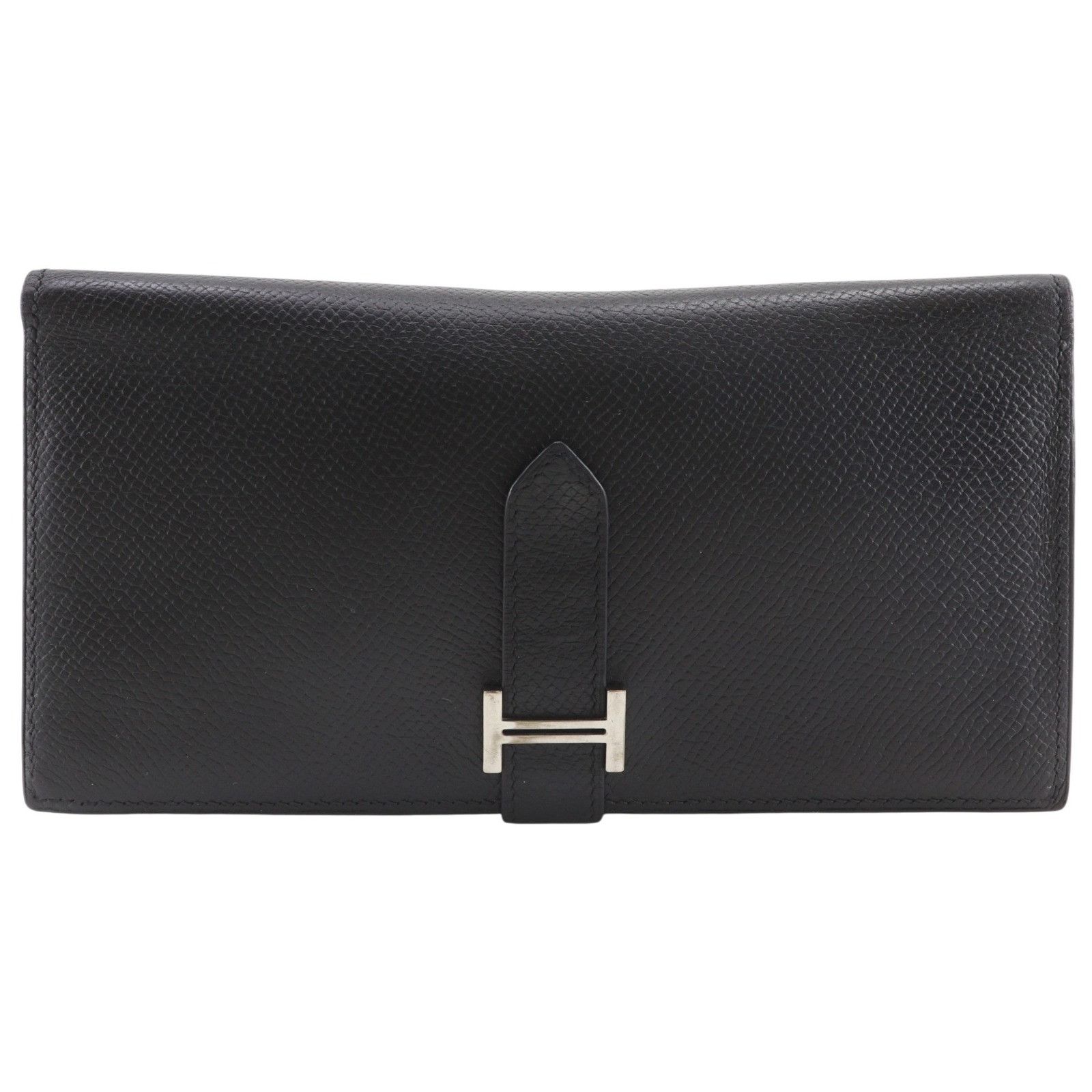 Hermes Hermes Hermes Bearn Soufflet Epsom Long Wallet Leather Long Wallet Stamp K (2007) DUTY FREE for USA Size ONE SIZE - 1 Thumbnail