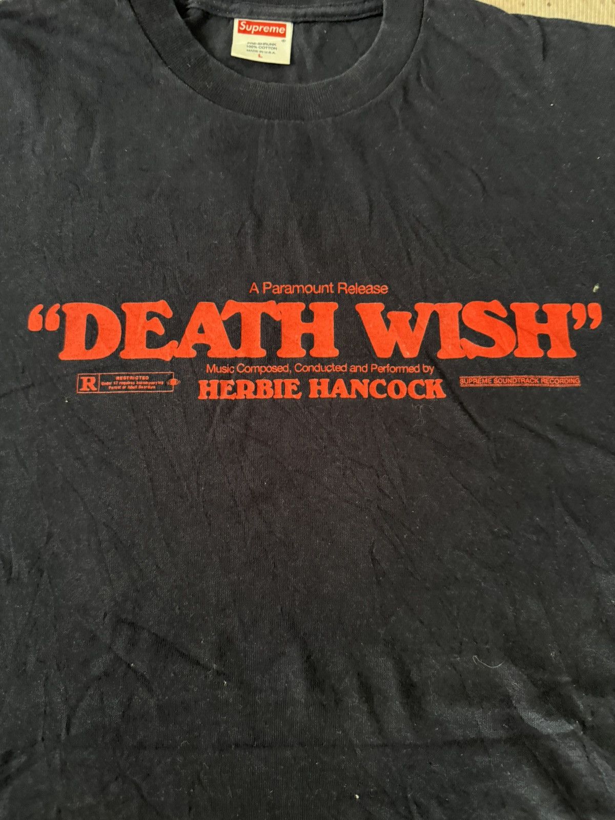 Supreme Supreme - Death wish tshirt Size US L / EU 52-54 / 3 - 3 Thumbnail