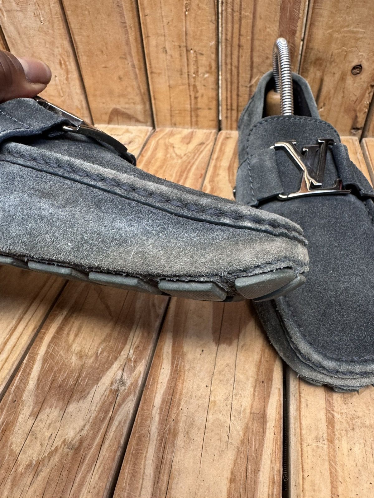 Louis Vuitton Louis Vuitton Classic Moccasins Leather Loafers Size uk 5.5L Size US 6.5 / EU 39-40 - 7 Thumbnail