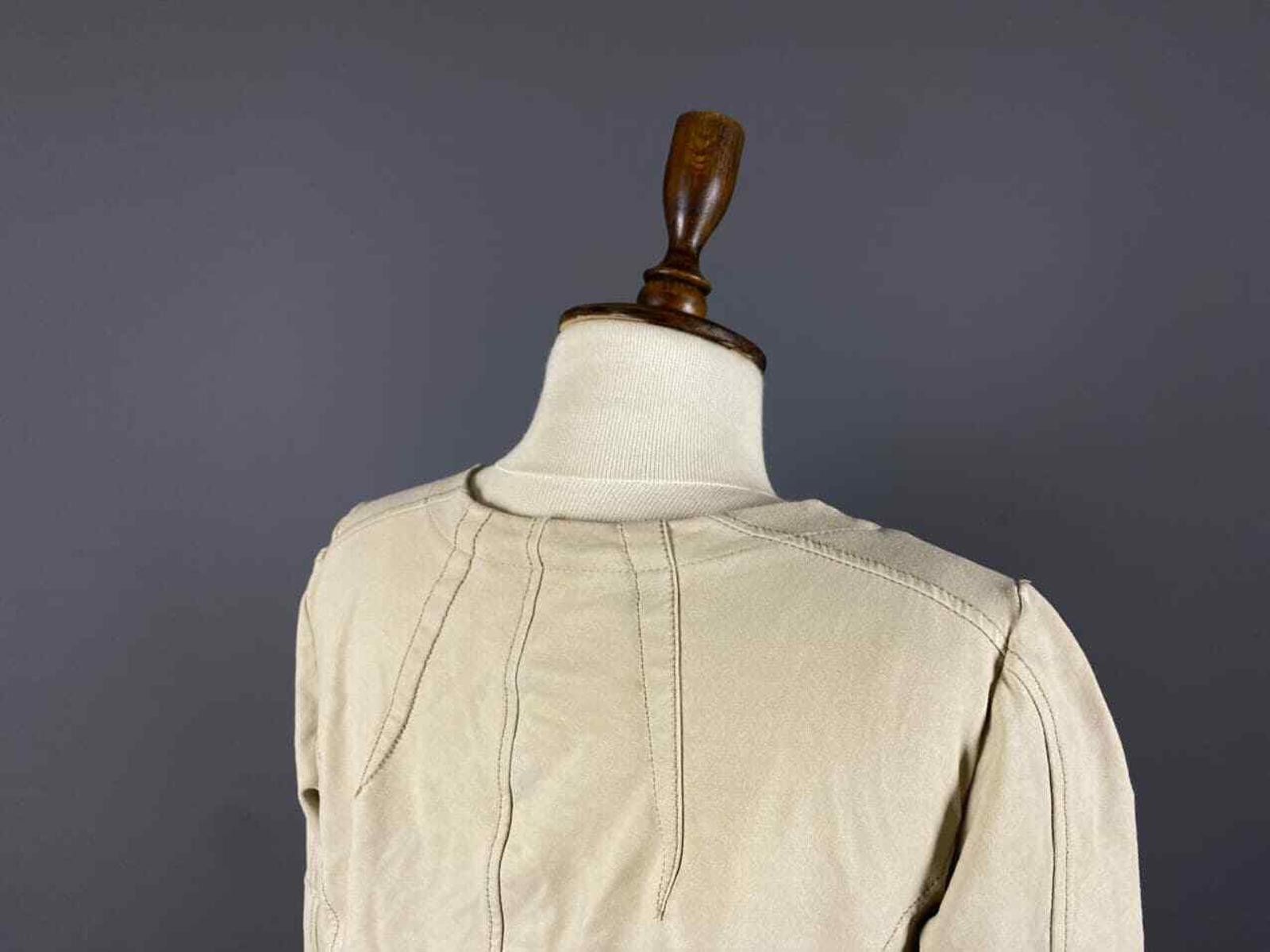 Designer Elisa Cavaletti Club Sono Italiano Beige Jacket Size XL / 4 Size XL / US 12-14 / IT 48-50 - 7 Thumbnail